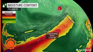 Atmospheric river to bring major flood risk to California | AccuWeather