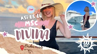 Como es el MSC DIVINA ✨ VALE LA PENA?