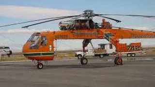 Машины монстры Вертолёт кран Sikorsky S 64 SkyCrane National Geographic