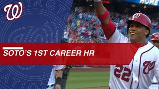 19-year-old rookie Juan Soto's first MLB homer