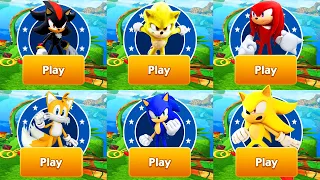 Sonic Dash 2:Sonic Boom - All Characters Unlocked - Super Sonic Boom vs Team Shadow - Run Gameplay
