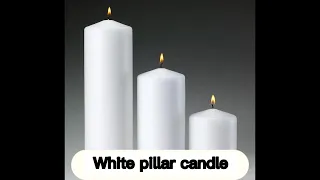 Do you know white pillar candles?