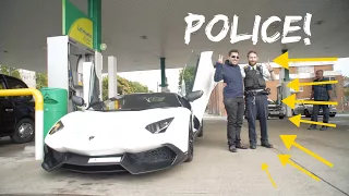 Supercars in London  and police but what happened?