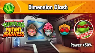 TMNT mutant madness ELECTROMAGNETIC  mutation PvP Dimension Clash