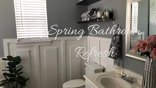 Spring Bathroom Refresh|Glam and Spa Inspired!