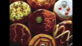 Retro TV: 1980’s Dunkin Donuts Halloween Commercial