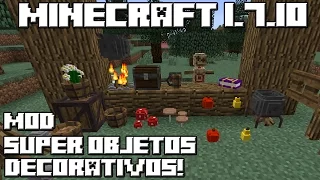 Minecraft 1.7.10 MOD SUPER OBJETOS DECORATIVOS!