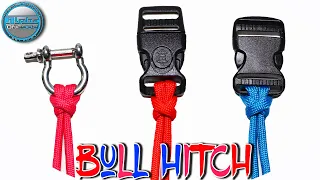 How to Make Paracord Bull Hitch - Cow Hitch Extension World of Paracord Tutorials DIY + BONUS Video