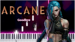 Goodbye (Arcane) 【 PIANO TUTORIAL 】