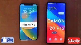 iPhone XS vs Tecno Camon 20 Pro | speed comparison #tech #gadget #apple #iphone #tecno