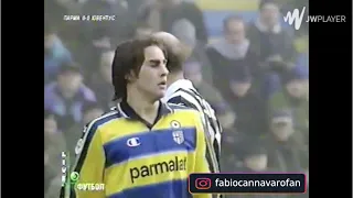 Parma vs. Juventus  9/1/2000 With Fabio Cannavaro