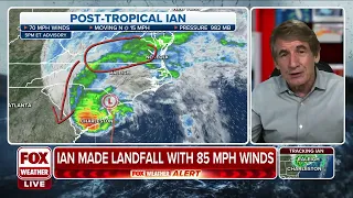 Ian Downgraded To Post Tropical Cyclone on Friday afternoon