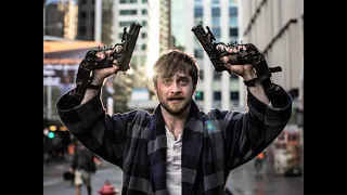 Psycopath Bolt Guns on Harry Potter's Hands _ Guns Akimbo Movie Recap