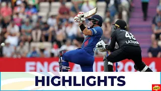 Highlights - England v New Zealand | 2nd Men's Metro Bank ODI 2023 | Livingstone Smashes 95 Off 78