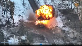 Ukrainian forces destroy first Russian army BMPT fire support tracked armored vehicle review