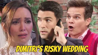 BIG SHOCKER Today's|Dimitri's risky wedding, losing everything Days of our lives spoilers on Peacock