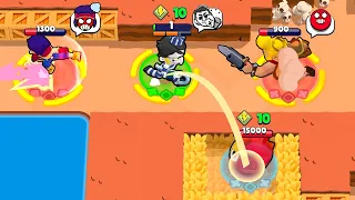 *INSANE* 1HP, 999% SKILLS vs NOOB! | Brawl Stars 2023 Funny Moments & Glitches & Fails #1138