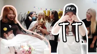 NaJeongMoSaJiMiChaeTzu suprised Dahyun during her birthday live