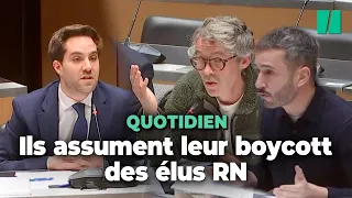 Yann Barthès et Julien Bellver assument de ne pas inviter d'élus RN dans "Quotidien"