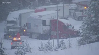 Dangerous conditions cause issues on I-90