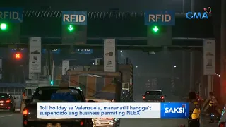 Saksi: Toll holiday sa Valenzuela, mananatili hangga't suspendido ang business permit ng NLEX