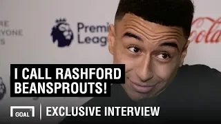 I call Rashford 'Beansprouts' - Jesse Lingard