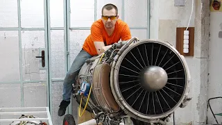Starting an aircraft engine in the GARAGE - I wanted to surprise subscribers and got PROBLEMS