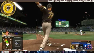 MLB THE SHOW 24 | San Diego Padres at Chicago Cubs | Game 39