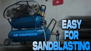 DIY Air Compressor for SANDBLASTING Homemade 👆Monster👆Prva Petoletka