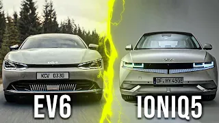 2022 KIA EV6 vs HYUNDAI IONIQ 5 [COMPARISON VIDEO]