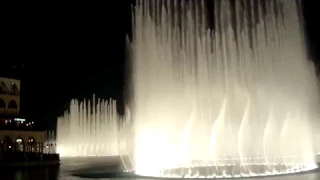 ''CON TE PARTIRO'' BURJ DUBAI  FOUNTAIN