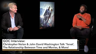 Christopher Nolan & John David Washington Talk TENET, Time Inversion, Green Lantern Fancast & More