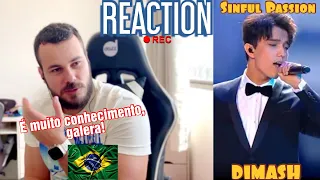 REACTION Dimash - Sinful passion (Грешная страсть) | A'Studio | He's phenomenal👏👏 | REACT | 🇧🇷🇨🇴#82