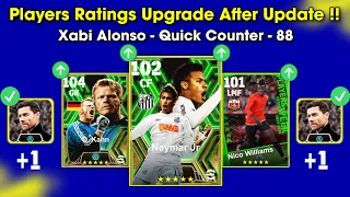 All New Players Ratings Upgrade With XABI Alonso Booster Manager In eFootball 2024 Mobile !! 🤩🔥