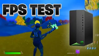 Hp Pavilion gaming desktop fortnite fps test chapter 4 performance mode (165 FPS CAP)