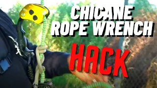 Turning The Petzl Chicane Into a Rope Wrench