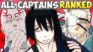 All Captains RANKED Weakest to STRONGEST | Fire Force