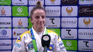 -52kg #JudoWorlds bronze medalist - Distria Krasniqi (KOS)