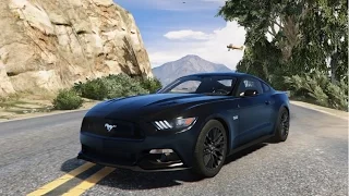 GTA V - 2015 Ford Mustang GT Add On EnRoMovies _REVIEW