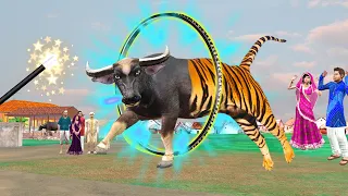 जादुई रिंग बुल कूद Magical Ring Bull Jump Comedy Video