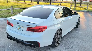Installing Remus Axle Back Exhaust with Carbon Fiber tips on my 2018 BMW M550I. Is it worth it??