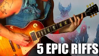 NEW OZZY OSBOURNE! 5 HEAVIEST GUITAR RIFFS FROM THE NEW ALBUM PATIENT NUMBER 9 | GUITAR COVER