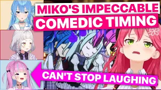 Miko's Impeccable Comedic Timing (Feat. Shion, Aqua & Suisei / Hololive) [Eng Subs]