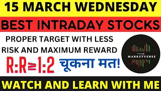 Best Intraday Stocks For Tomorrow ( 15 MARCH 2023 ) | Best Stocks to Trade Tomorrow | #intraday