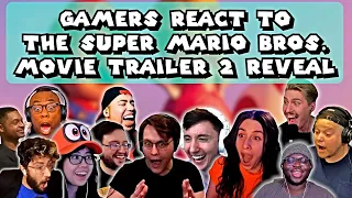 Gamers React To The Super Mario Bros. Movie Trailer 2 Reveal (Compilation)