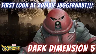 First Look at Zombie Juggernaut in Dark Dimension 5 Marvel Strike Force MSF