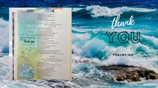 Psalms 100 Thanksgiving| Process Video