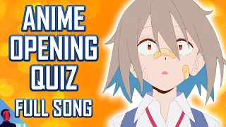 ANIME OPENING QUIZ - FULL SONG EDITION - 25 OPENINGS + BONUS ROUNDS