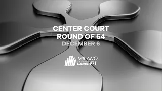 (Replay - Part 1) Milano Premier Padel P1: Center Court Allianz Cloud 🇪🇸 (December 6th)