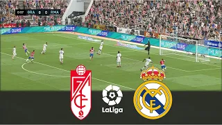 GRANADA 1-4 REAL MADRID | Laliga Santander 2021/22 | Realistic Gameplay